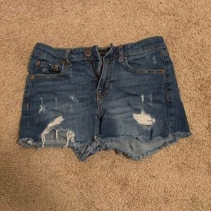 🌸3/$10 Aeropostale High-Waisted Midi Jean Shorts